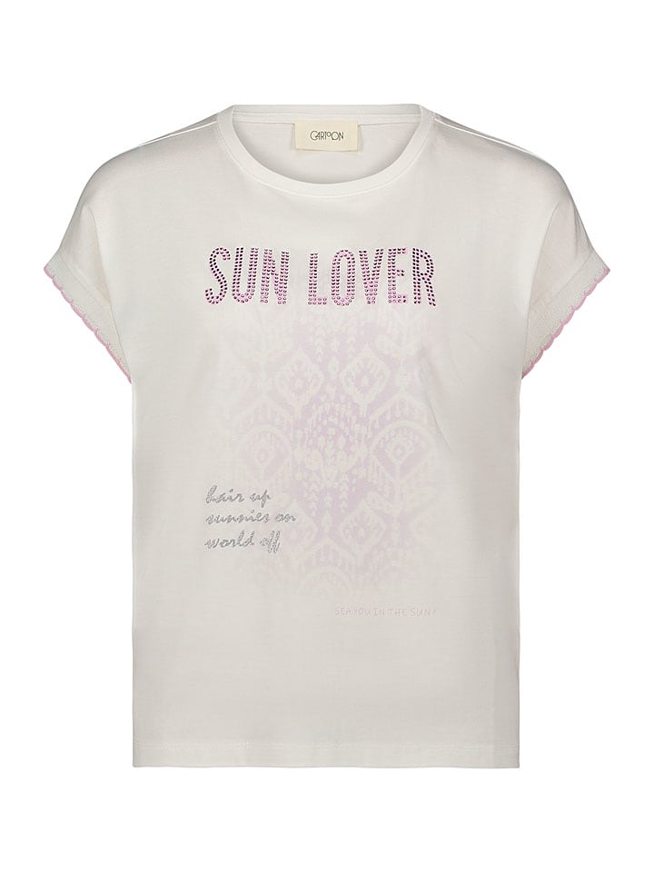 Koszulka w kolorze kremowym