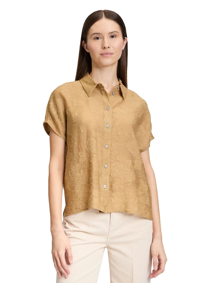 Bluse in Beige