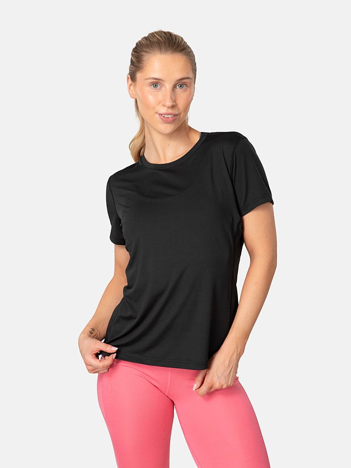 Trainingsshirt "Ava" zwart