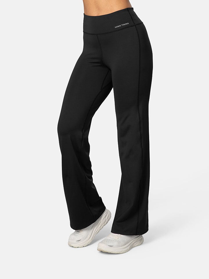 Legginsy sportowe "Ava" w kolorze czarnym