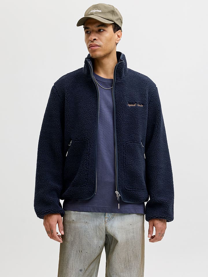 Fleecejacke "Rnorrebro" in Dunkelblau