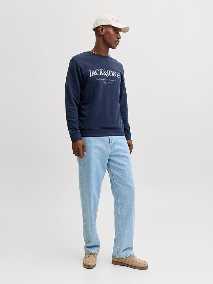 Sweatshirt "Devin" in Dunkelblau