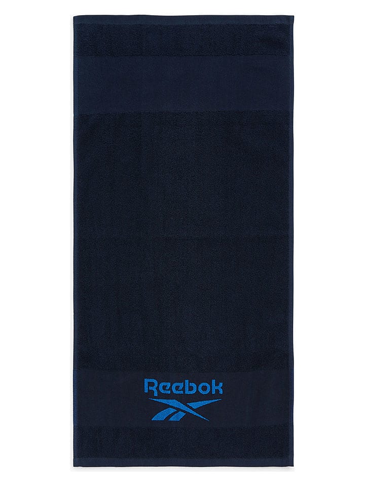 Ręcznik sportowy "Capri" w kolorze granatowym - 80 x 40 cm
