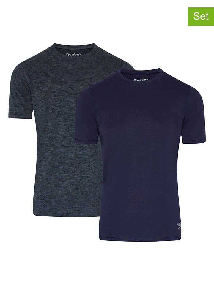 2er-Set: Shirts in Dunkelblau