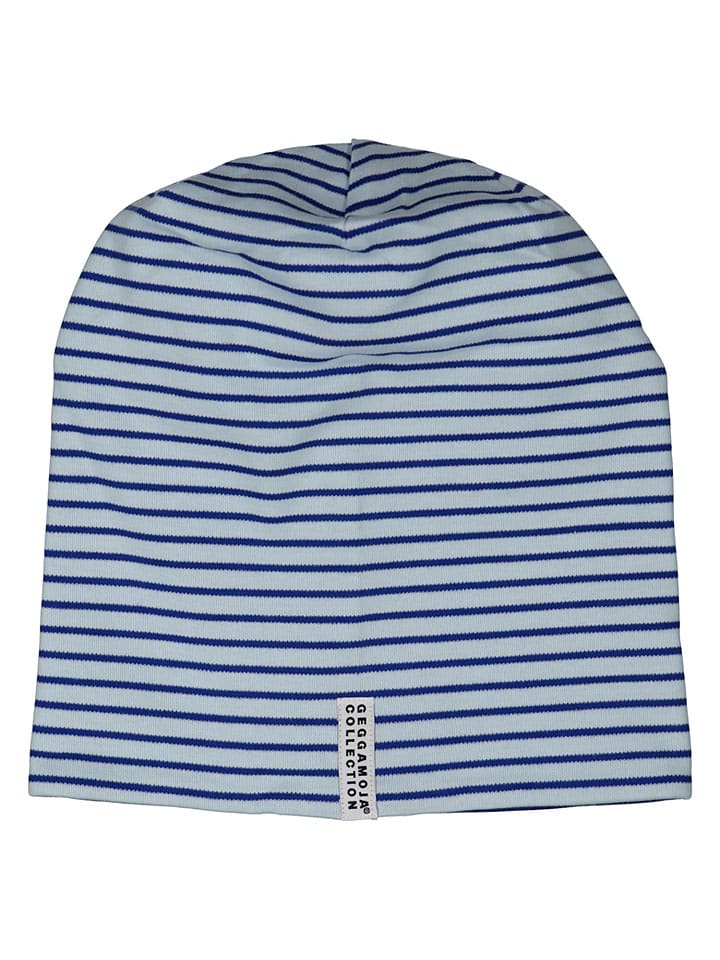 Czapka beanie w kolorze błękitnym