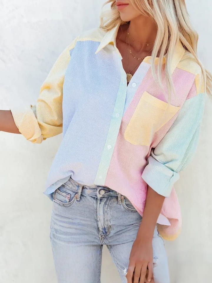 Blouse meerkleurig