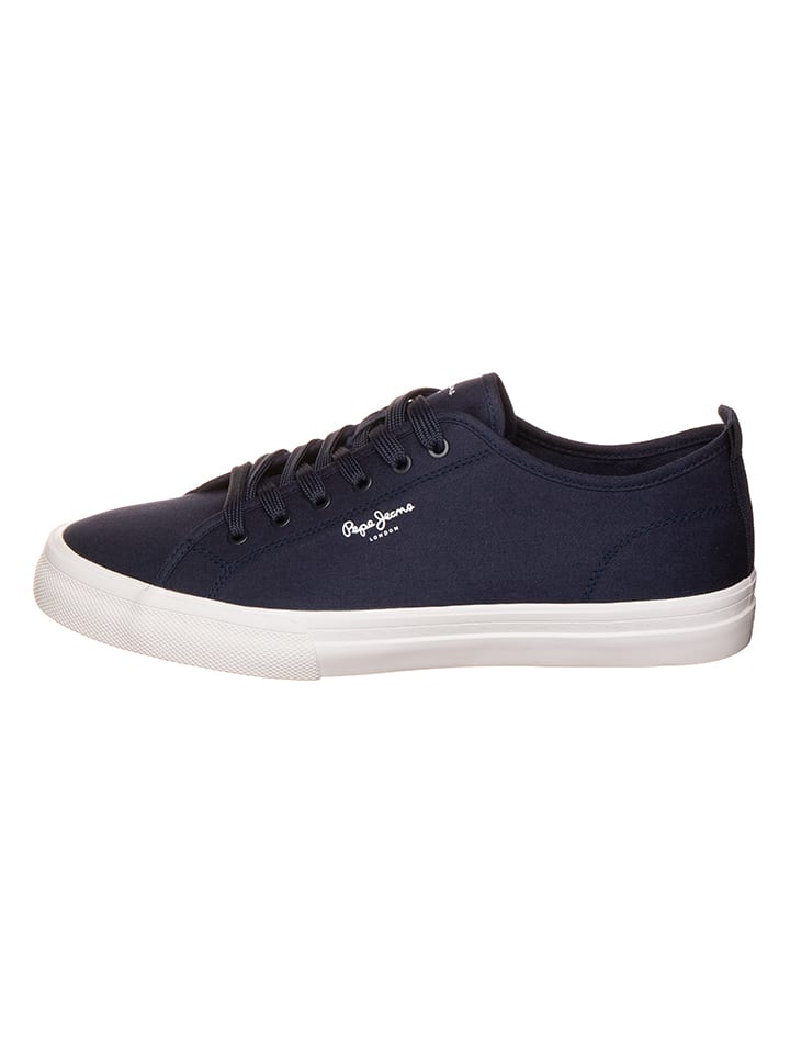 Sneakers "Basic" in Dunkelblau
