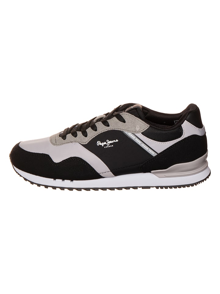 Sneakersy "Contrast" w kolorze czarno-jasnoróżowym