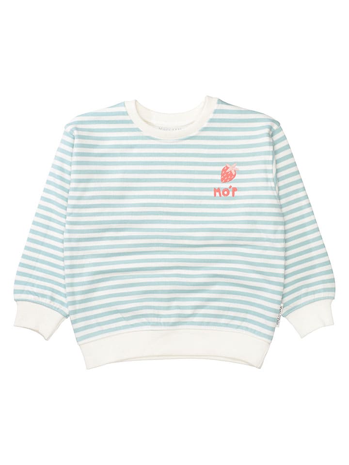 Bluza w kolorze błękitno-białym