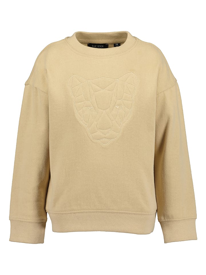 Sweatshirt in Beige