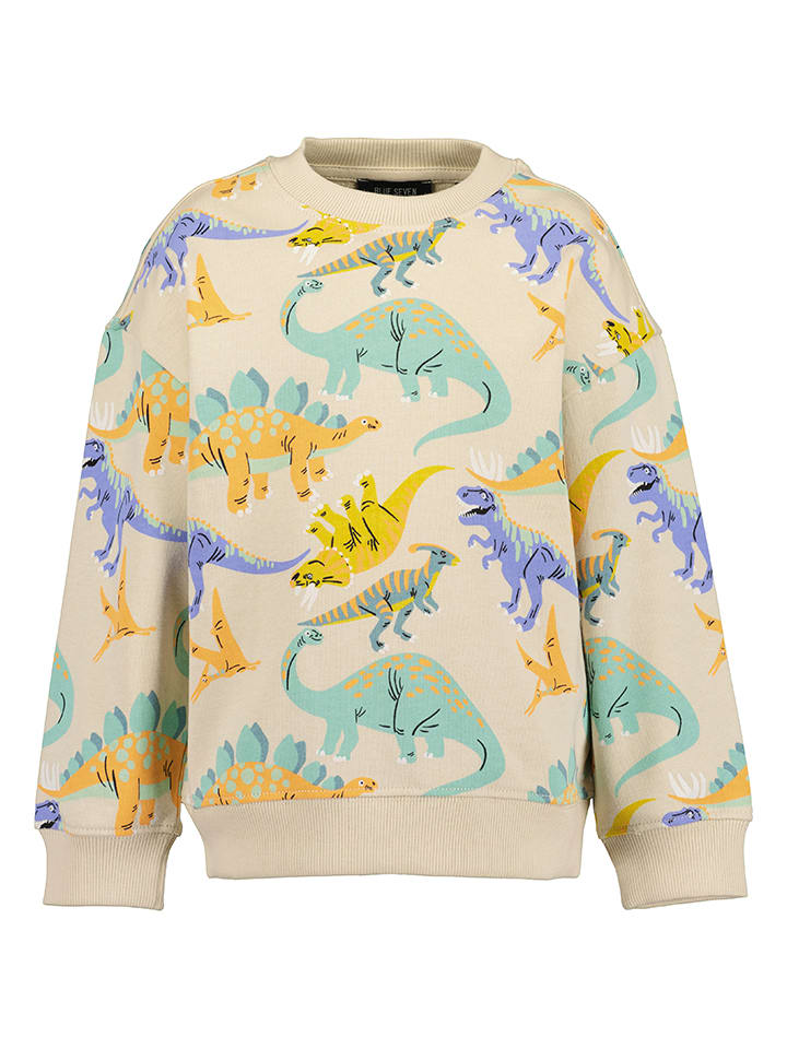 Bluza w kolorze beżowym ze wzorem