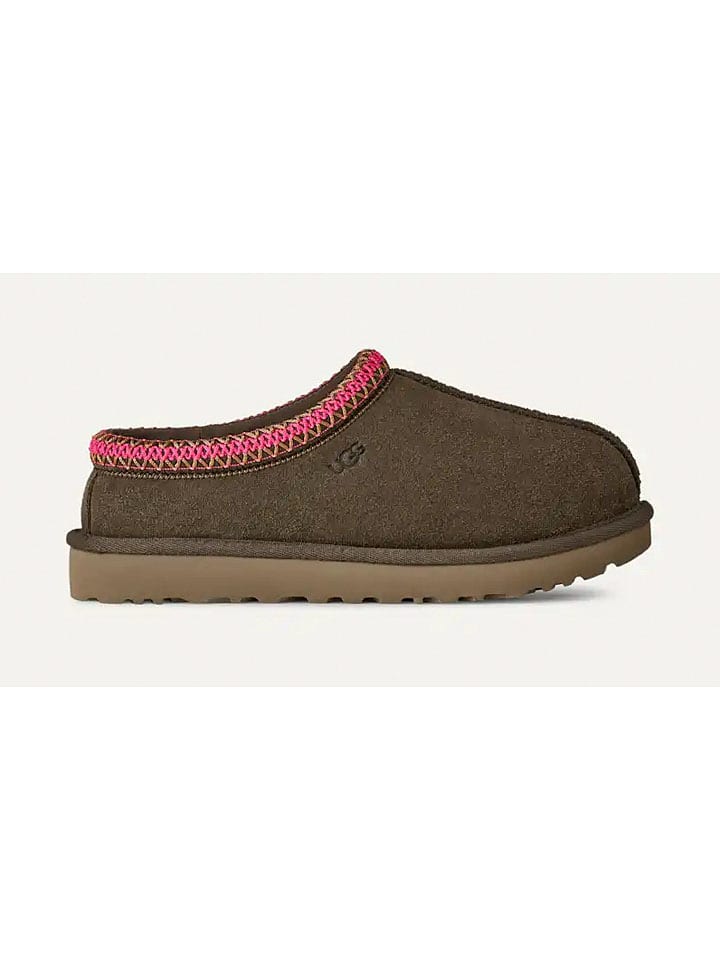 Leren pantoffels "Tasman II" bruin
