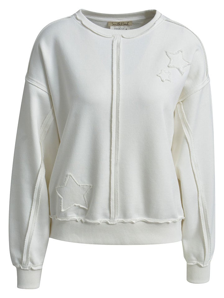 Sweatshirt in Creme