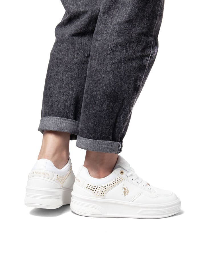 Sneakersy w kolorze białym
