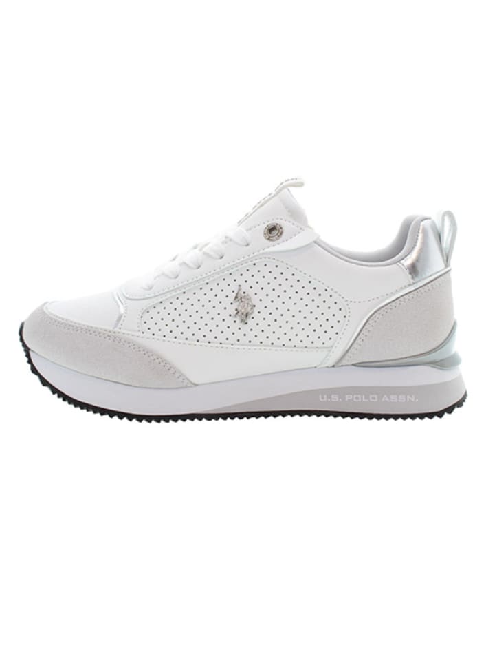 Sneakers wit/grijs