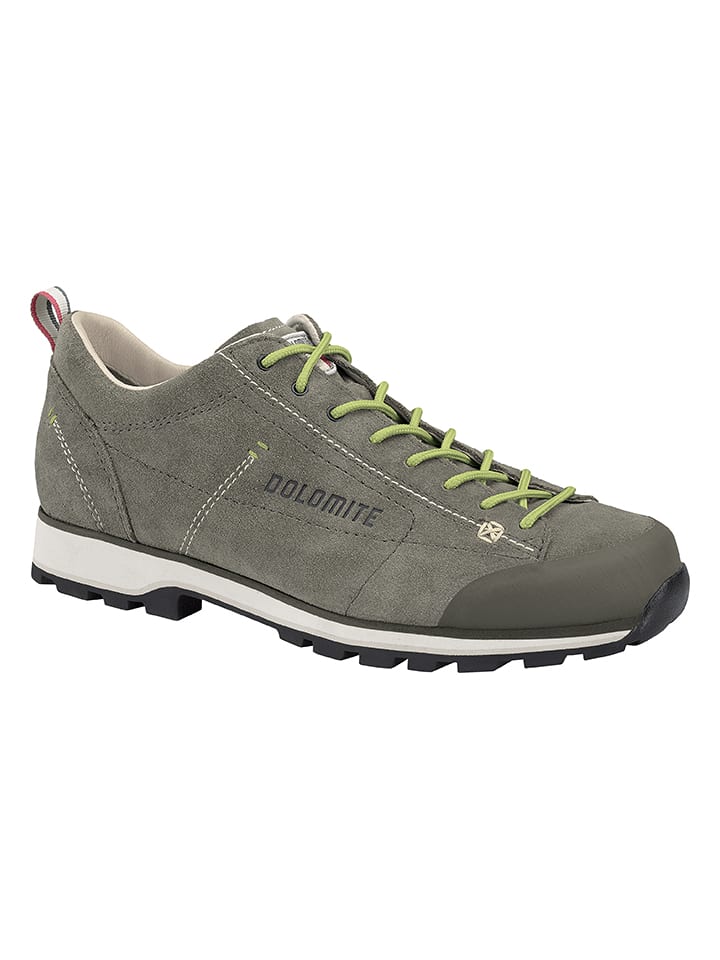 Skórzane buty trekkingowe "54 Low" w kolorze zielonym