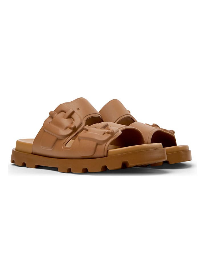 Slippers "Brutus" lichtbruin