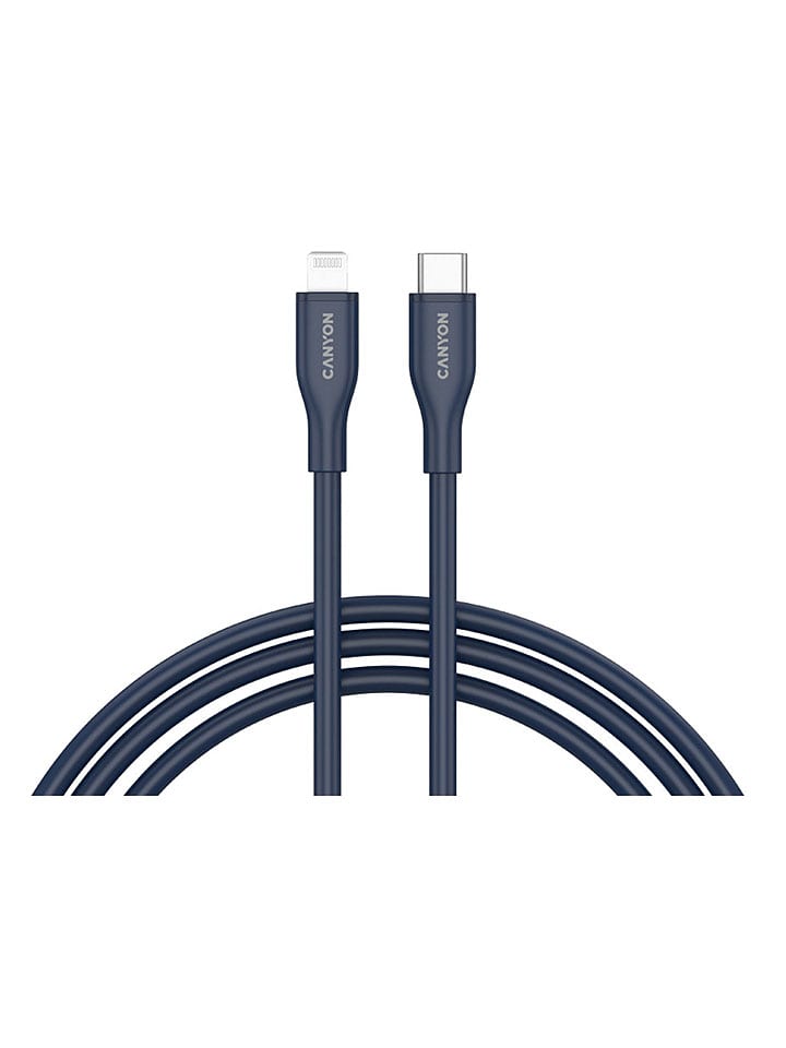 Kabel Lightning "CLNM60" w kolorze granatowym - dł. 100 cm