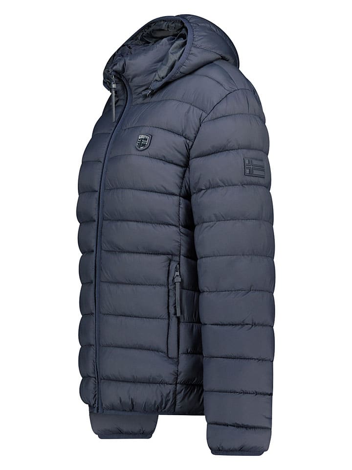 Doorgestikte jas "Atikotal" donkerblauw
