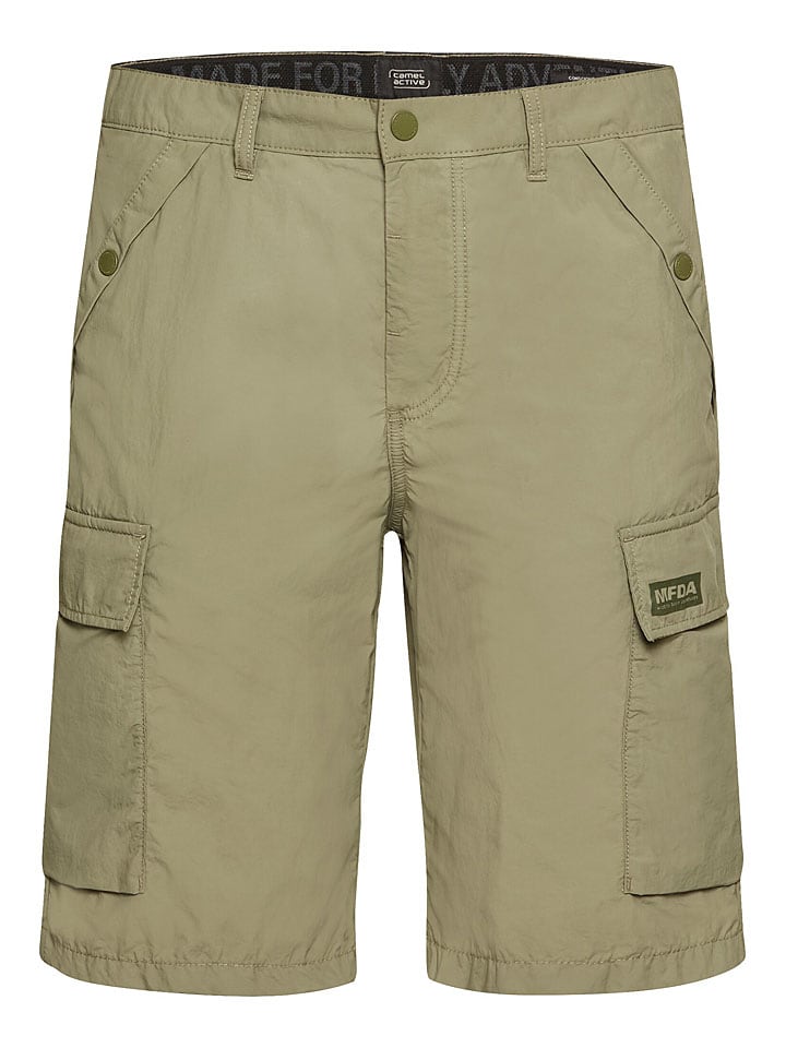 Bojówki - Relaxed fit - w kolorze khaki