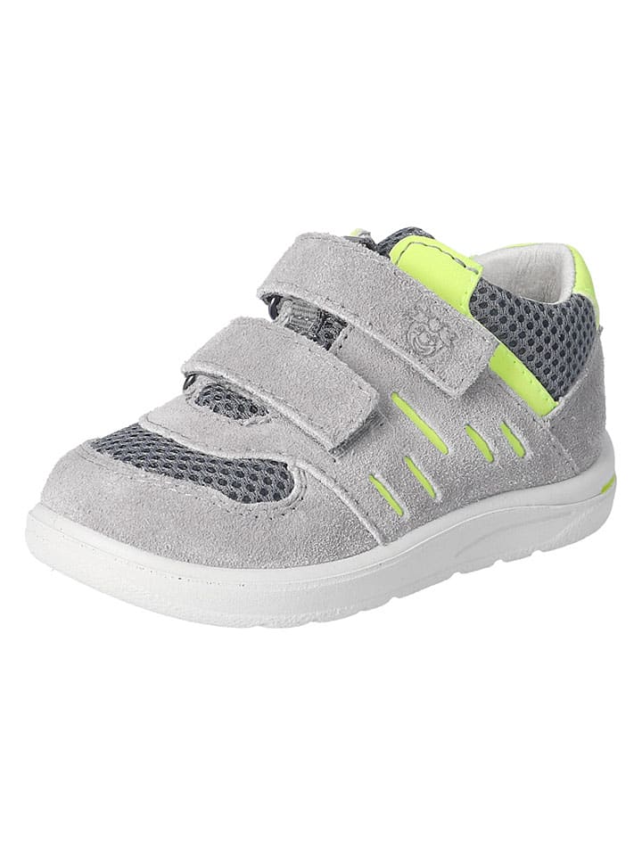 Skórzane sneakersy "Nuro" kolorze szarym