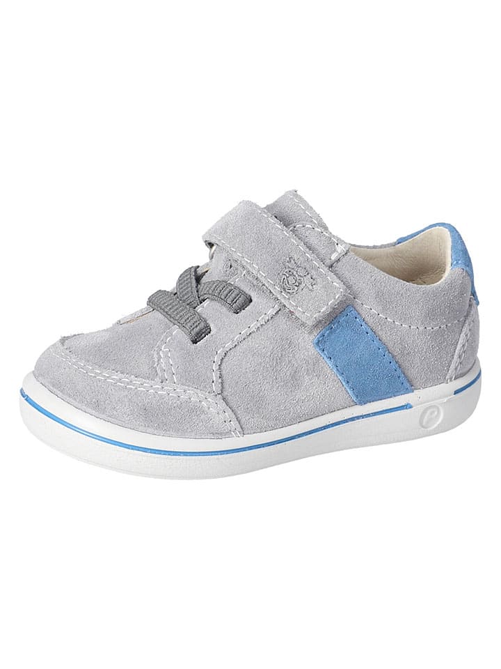 Leder-Sneakers "Jaccy" in Grau