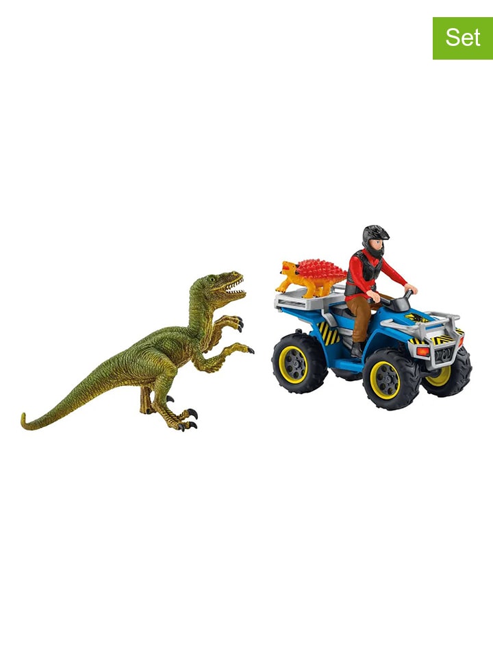 18tlg. Spielset "Flucht auf Quad vor Velociraptor - 41466" - ab 5 Jahren