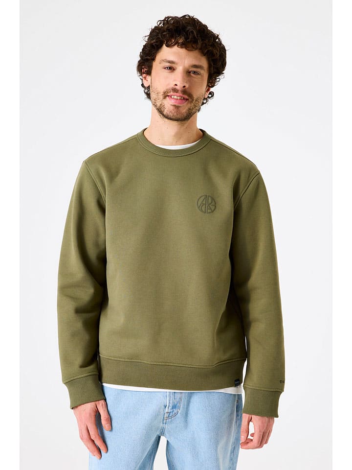 Sweatshirt in Khaki