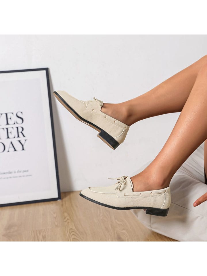 Mokassins in Beige