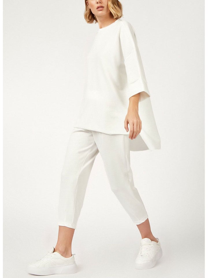 2-delige outfit crème