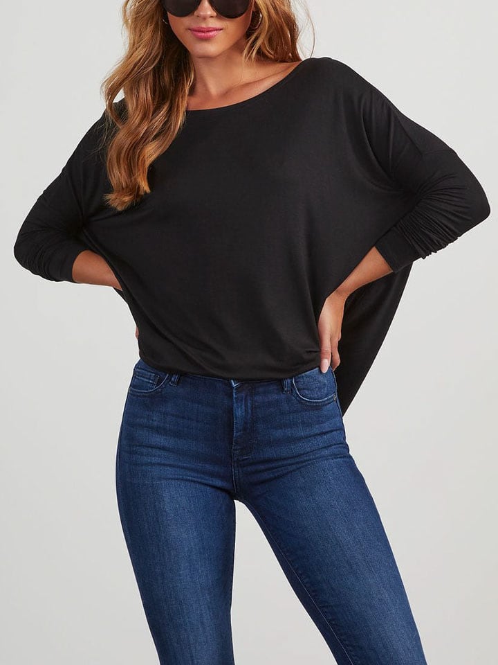 Bluse in Schwarz
