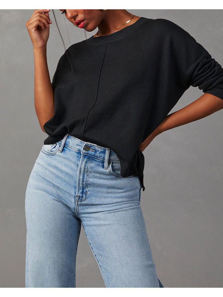 Pullover in Schwarz