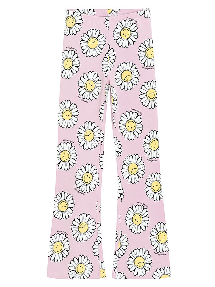 Schlagleggings in Rosa
