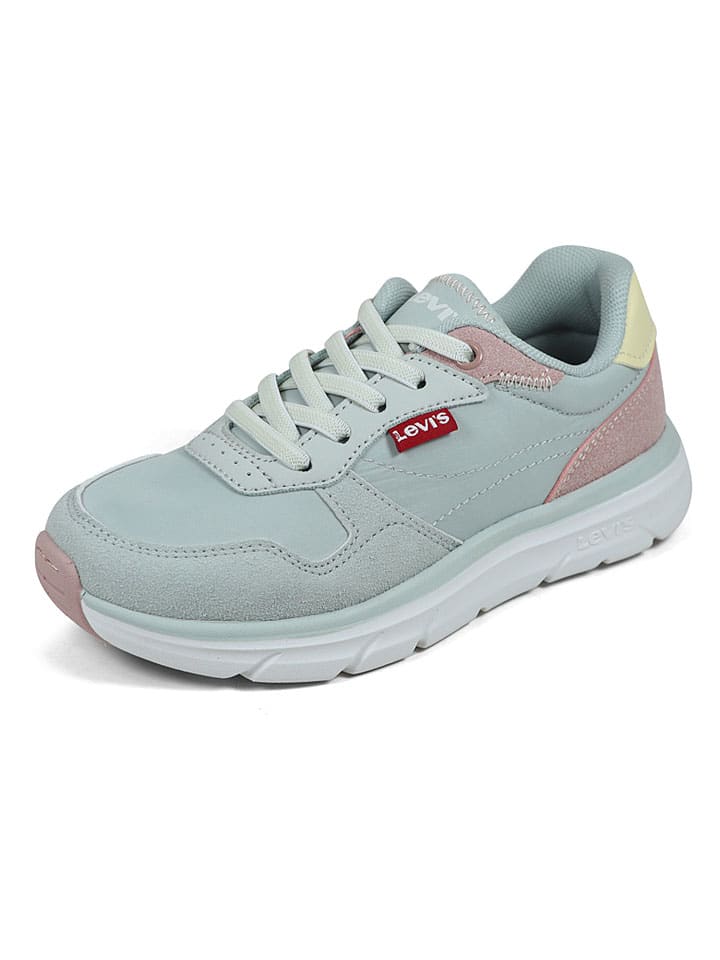 Sneakers in Türkis/ Rosa