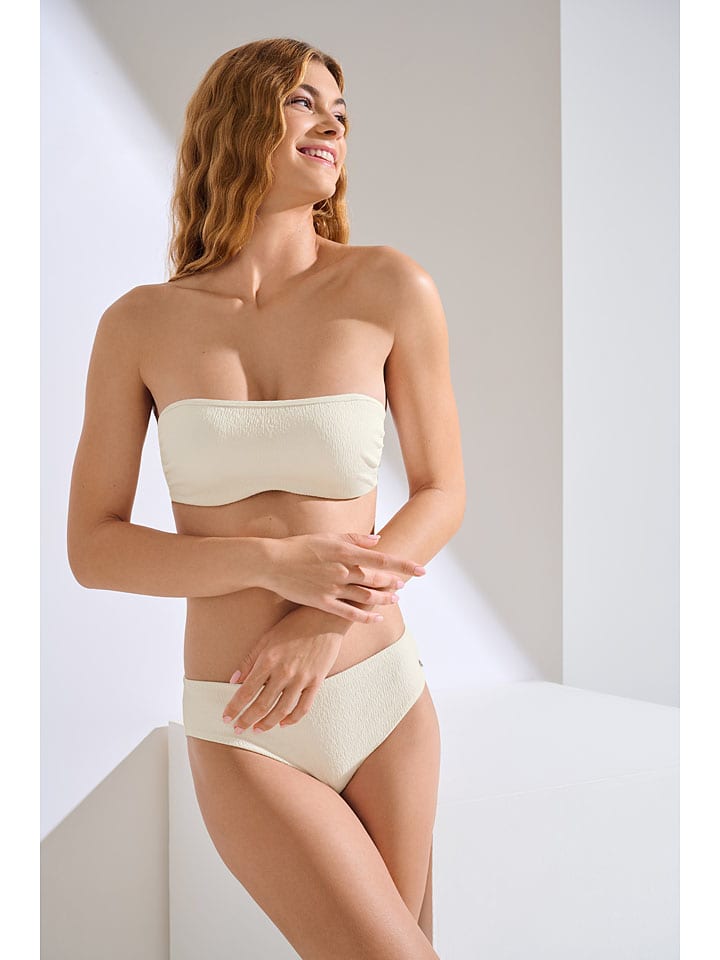 Bikini-Oberteil in Creme