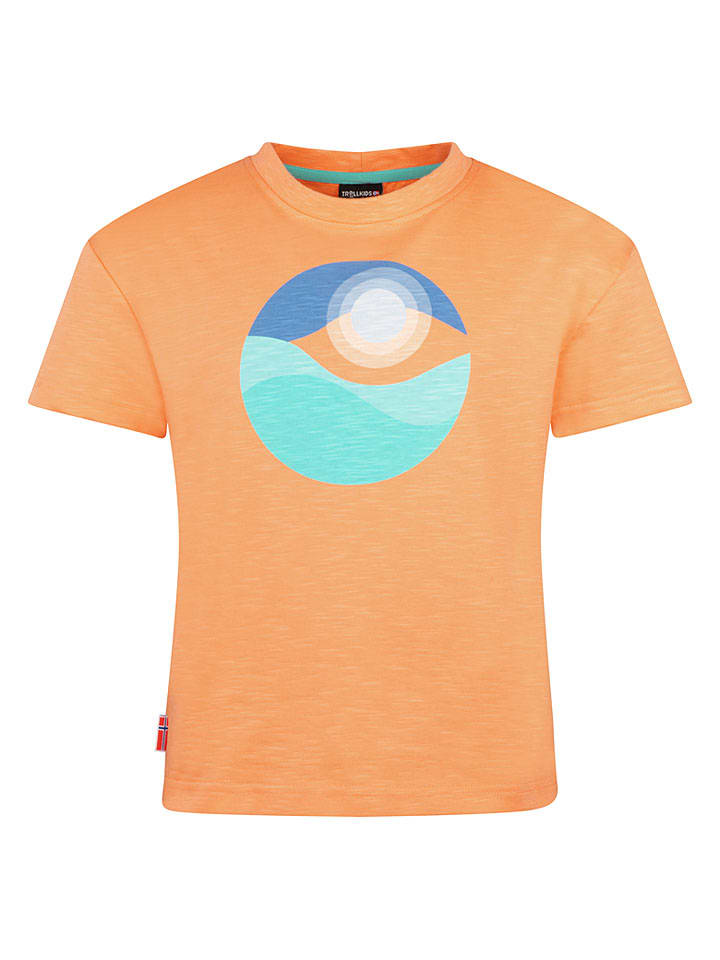 Funktionsshirt "Halsafjord" in Orange