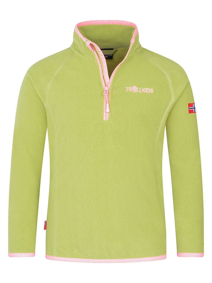 Bluza polarowa "Nordland" w kolorze zielonym