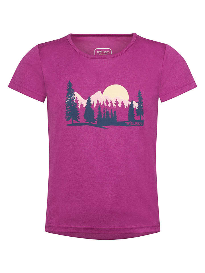 Funktionsshirt "Gudvangen" in Lila