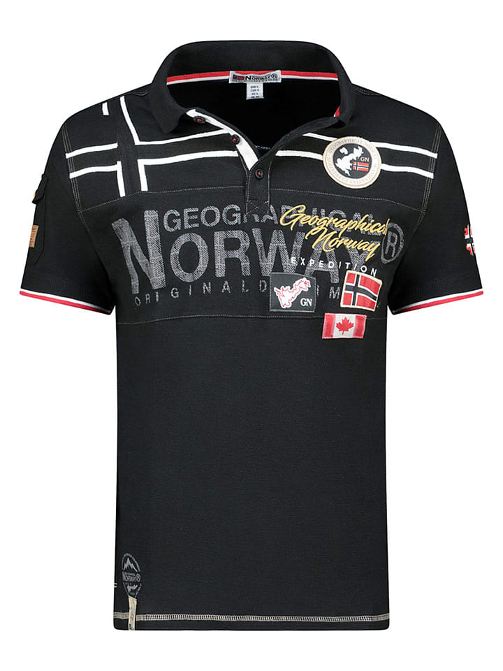 Koszulka polo "Karadock" w kolorze czarnym