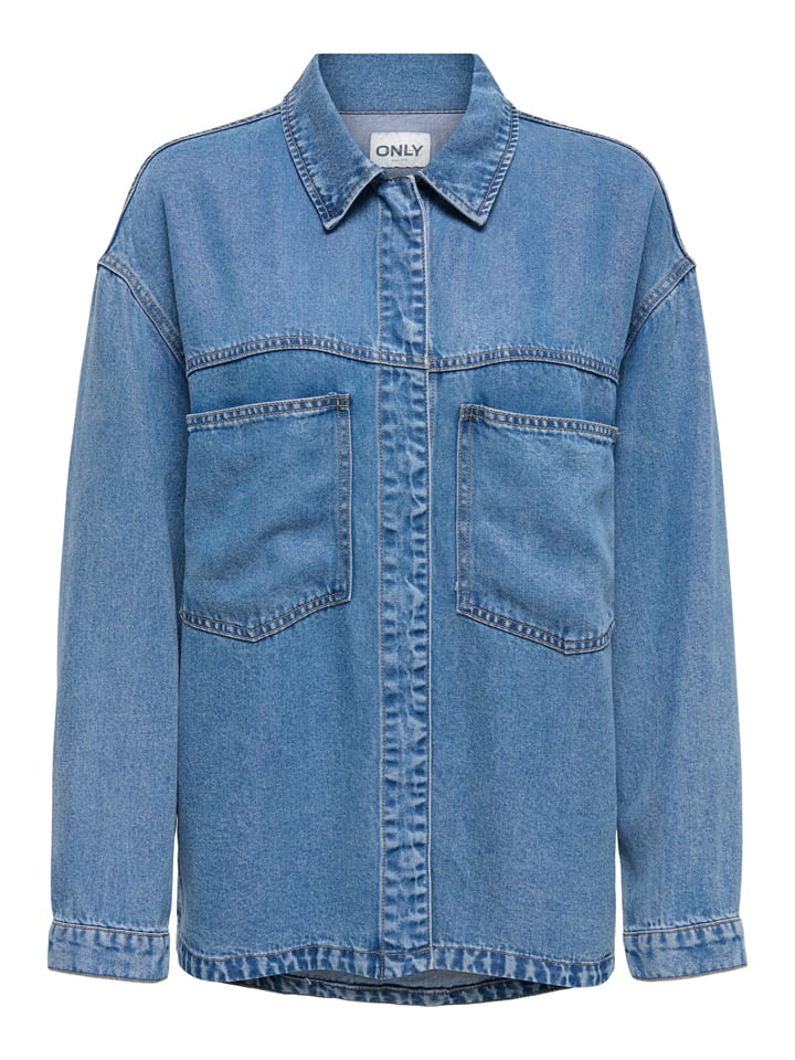 Blousejas blauw