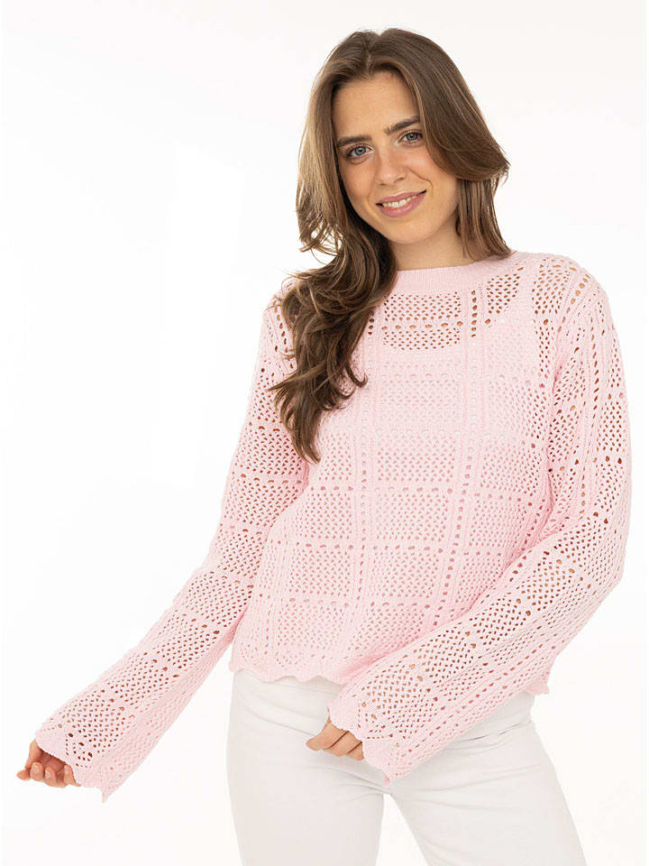 Pullover in Rosa