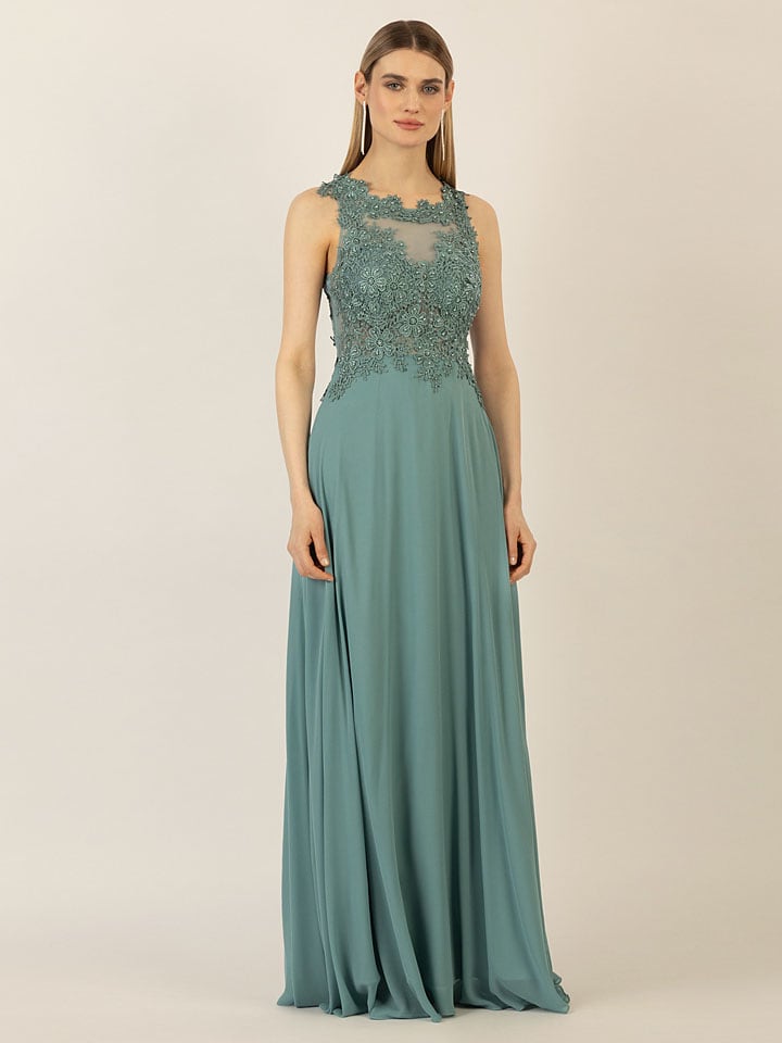 Kleid in Salbei