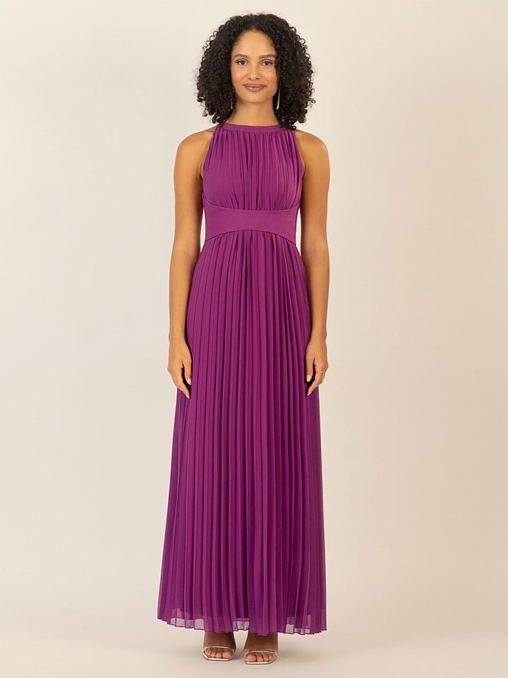 Plisseekleid in Lila in Lila