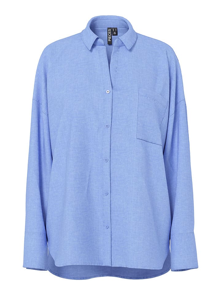 Blouse "Pcmatinka" lichtblauw