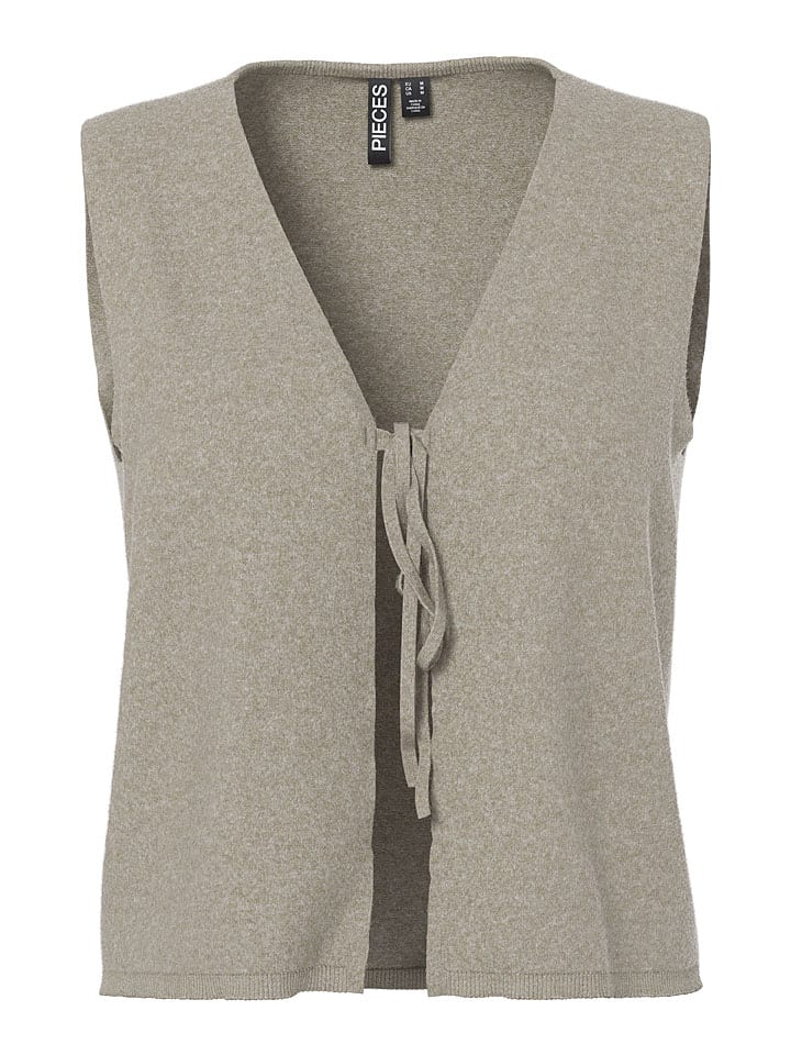 Weste "Pcbree" in Taupe