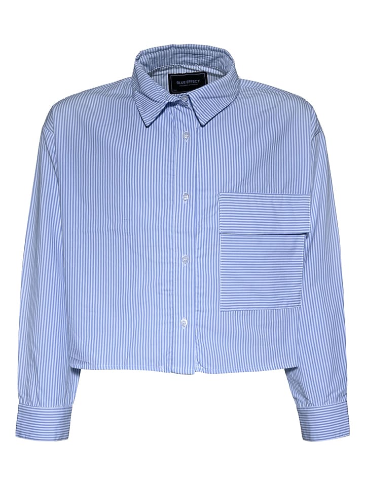Blouse blauw