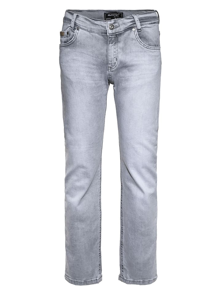 Spijkerbroek - relaxed fit - grijs