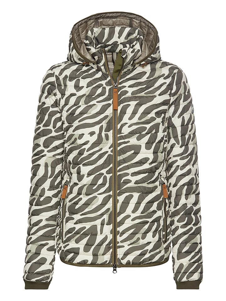 Kurtka pikowana w kolorze khaki