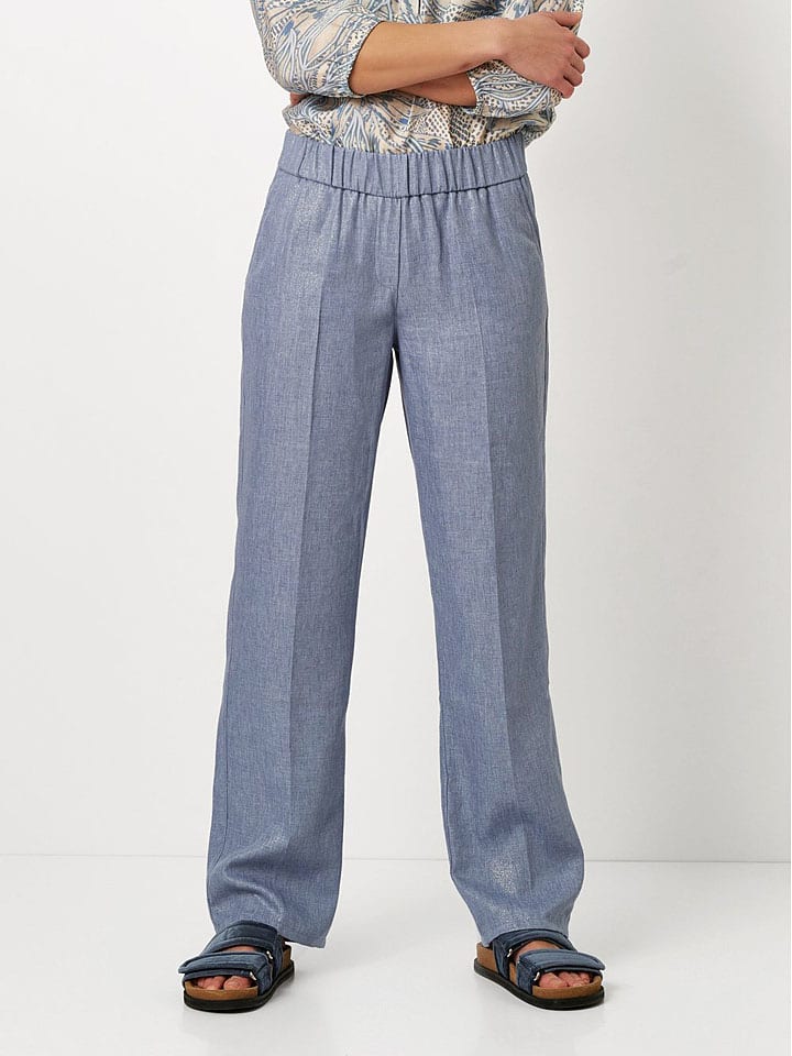 Marlenehose in Hellblau