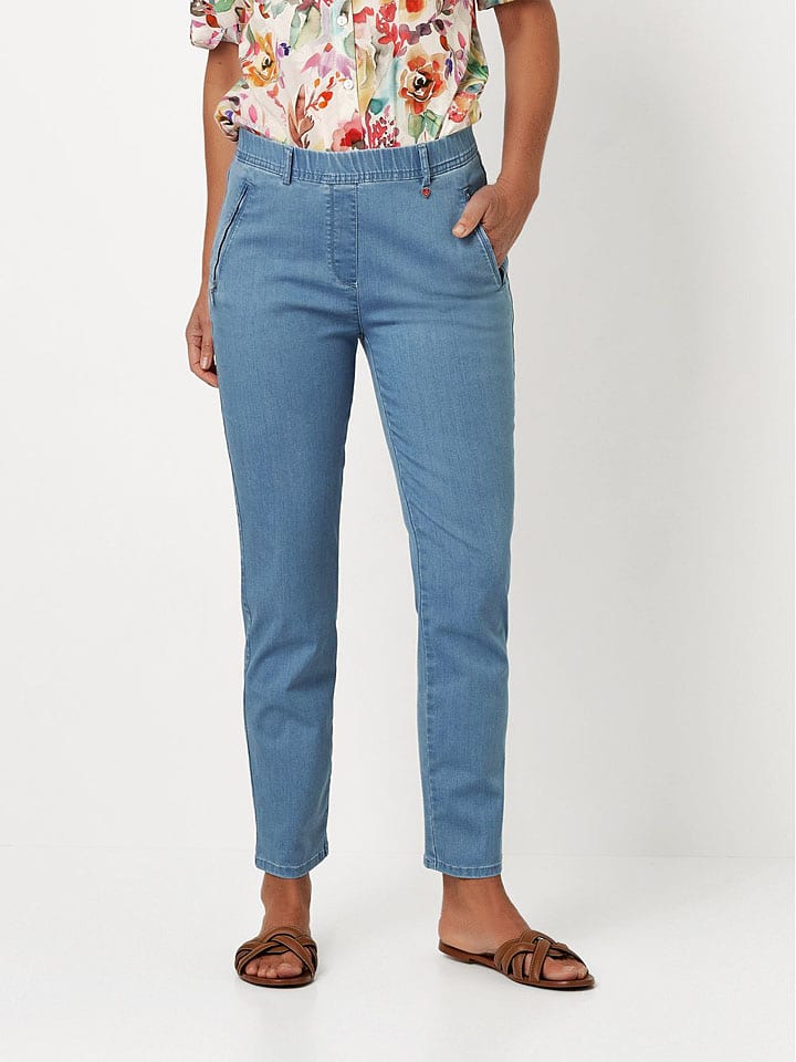 Spijkerbroek - slim fit - lichtblauw